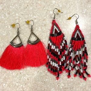 2 pair paparazzi earrings, $5 for both